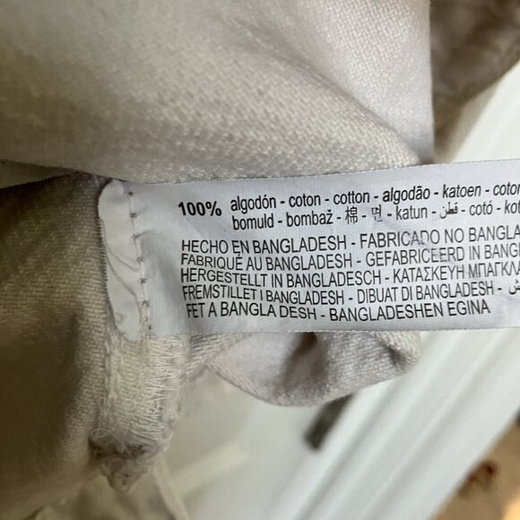 Zara Shacket Womens M/L Oversized Denim Layering Transitional Tan Neutral - Picture 5 of 10